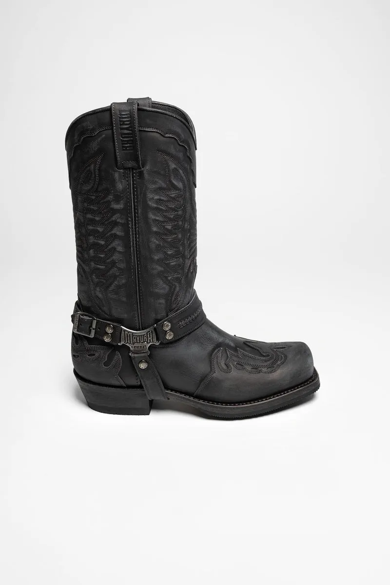 2471 INDIAN Herren Schwarz Usado Negro