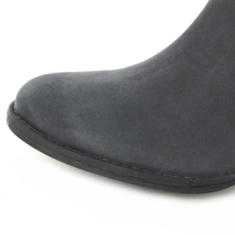 SOFIA Damen Lederstiefelette Schwarz