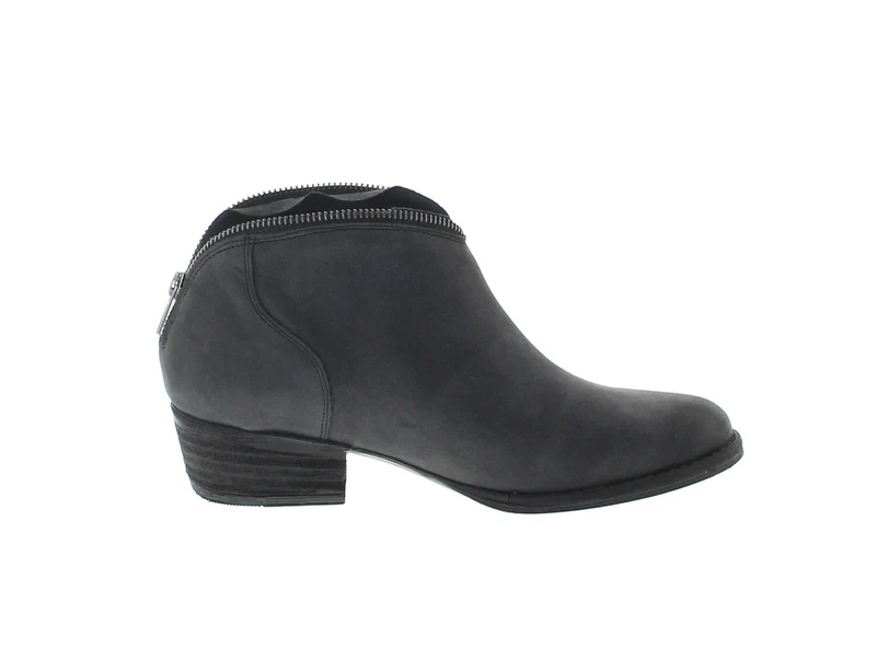 SOFIA Damen Lederstiefelette Schwarz