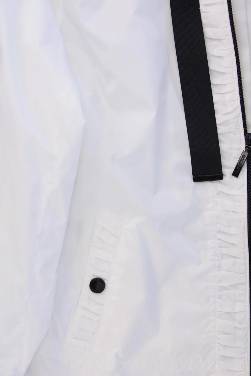 Goldner Übergangsjacke Gr. Kurzgröße 40 weiß
