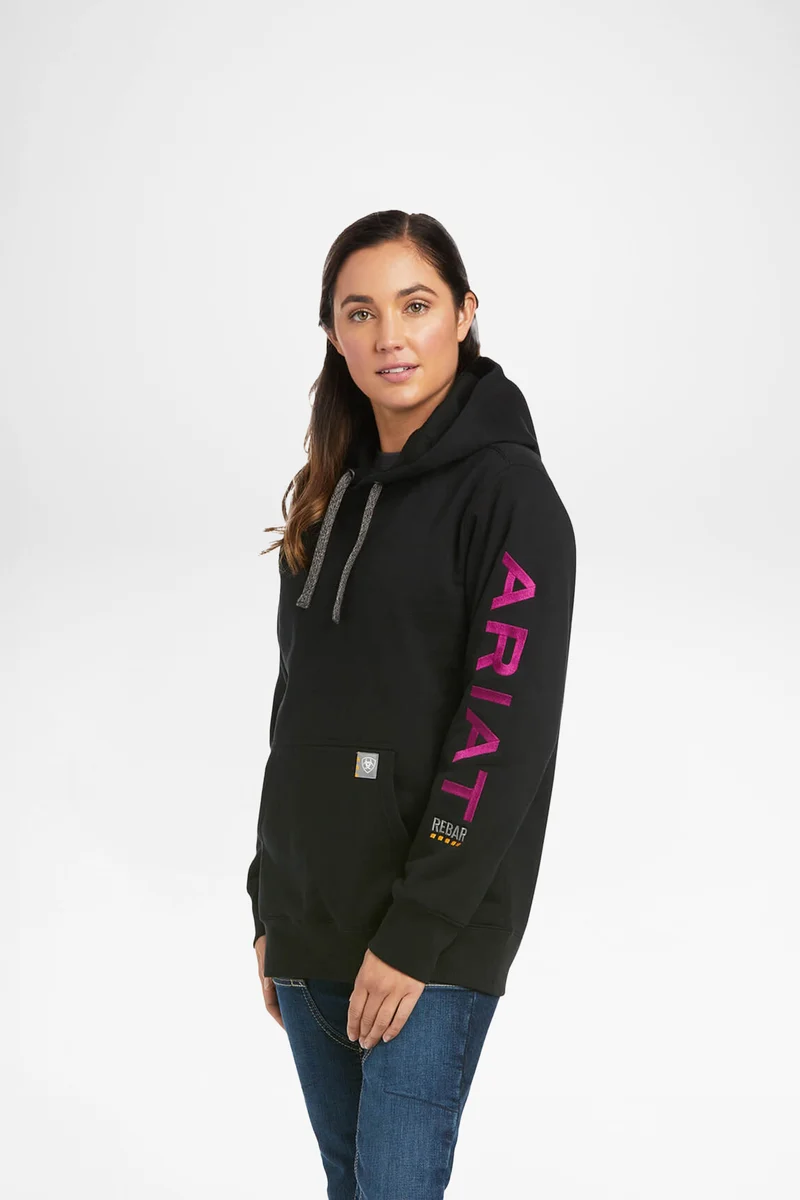 REBAR GRAPHIC Damen Schwarz Lila