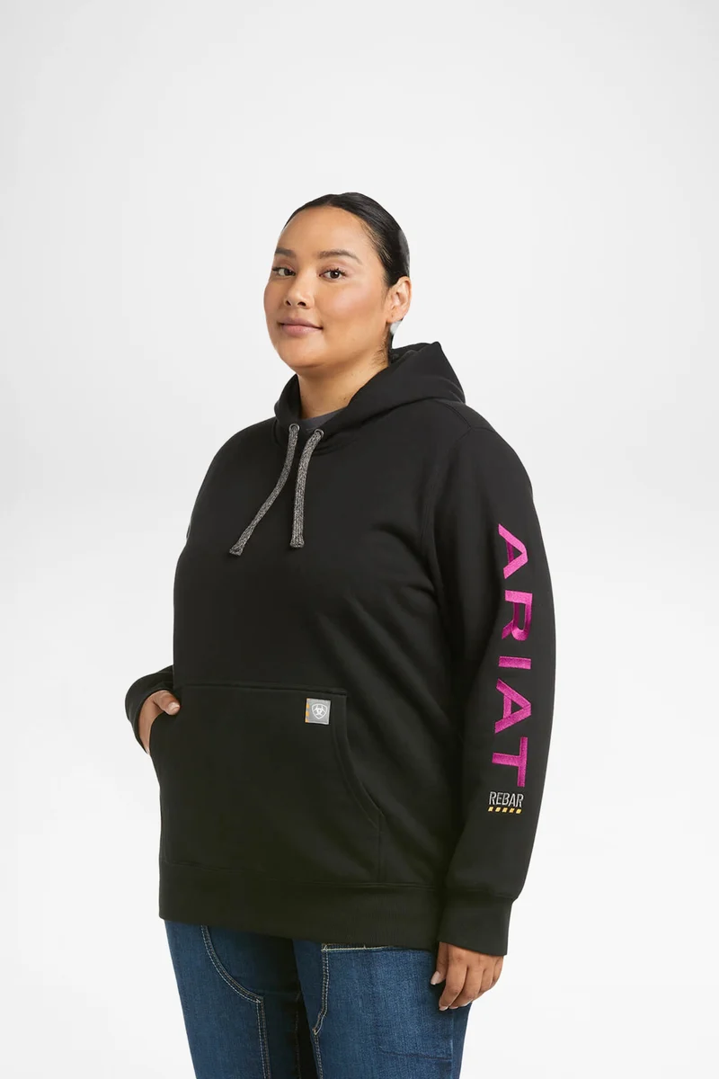 REBAR GRAPHIC Damen Schwarz Lila