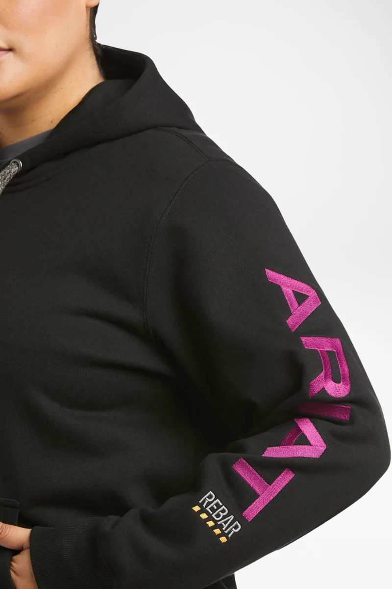 REBAR GRAPHIC Damen Schwarz Lila