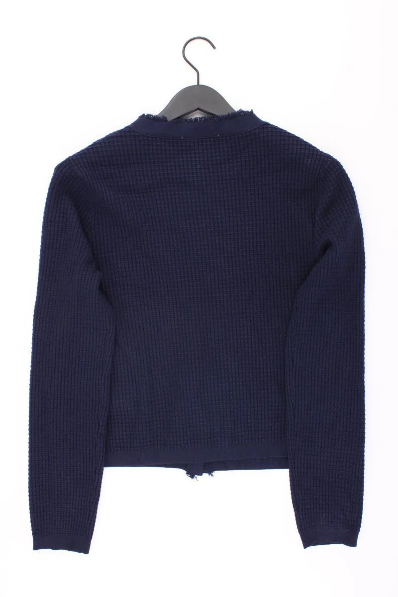 Mango Strickjacke Gr. XL Langarm blau aus Viskose