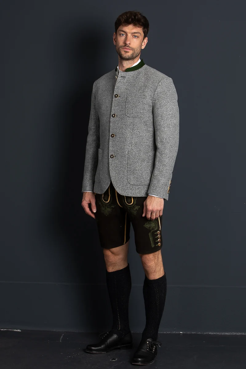 Kurze Meindl Hirschlederhose Ebensee ahorn