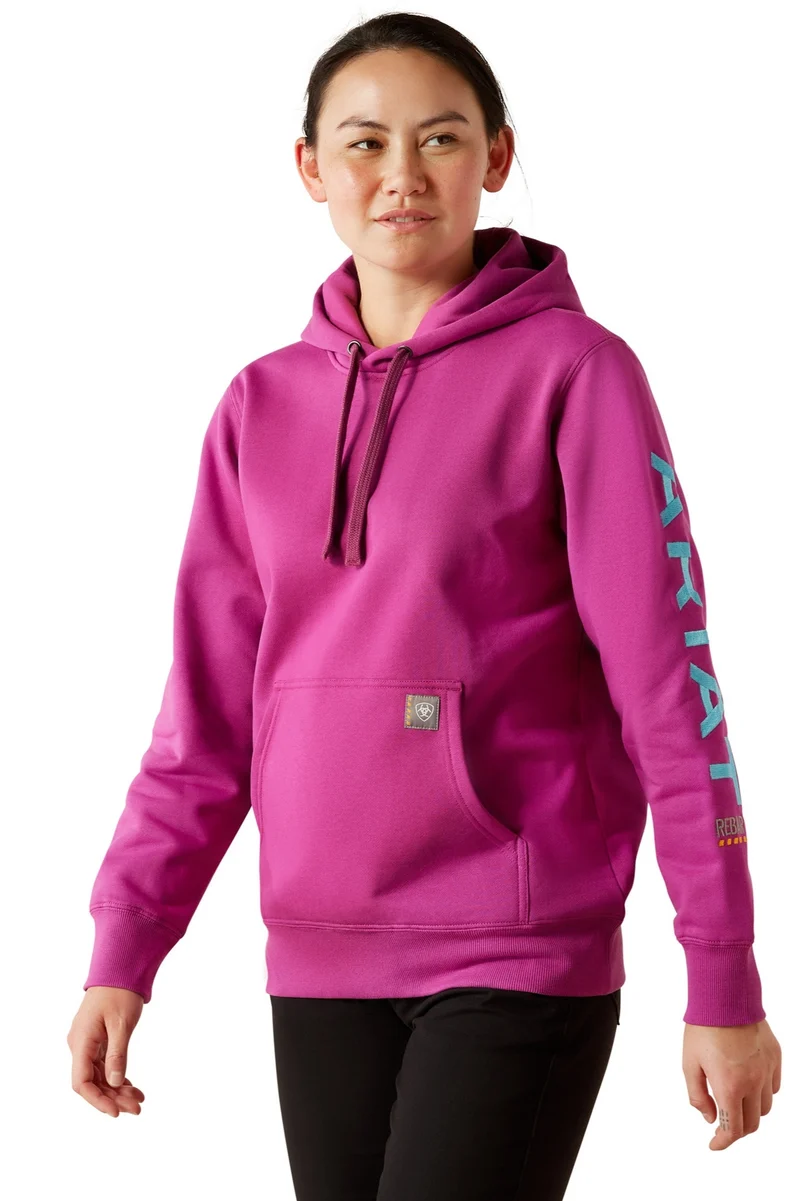 REBAR GRAPHIC HOODIE Damen Lila