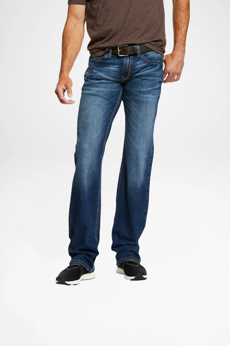 M7 NASSAU Straight Leg Herren Blau