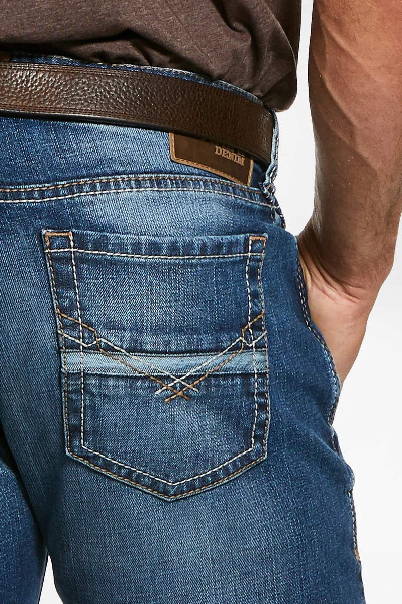 M7 NASSAU Straight Leg Herren Blau