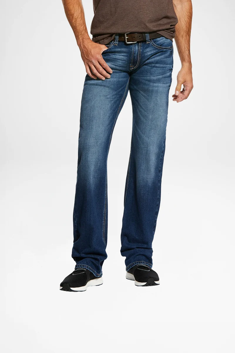 M7 NASSAU Straight Leg Herren Blau