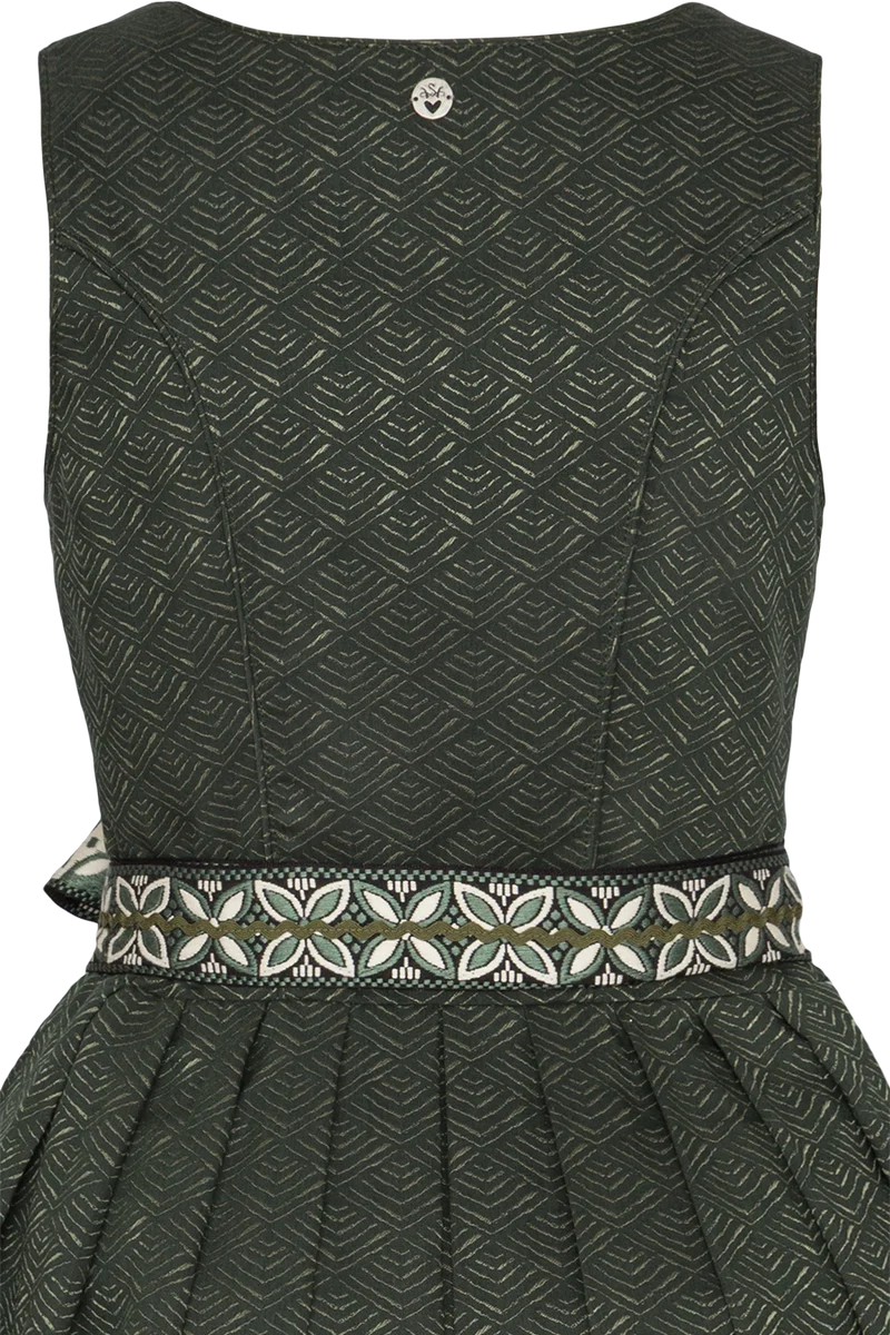 Midi-Dirndl festlich mit Statement-Schürze