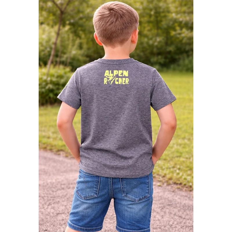 BONDI Jungen T-Shirt "Hirsch" 29904 | Anthra-melange