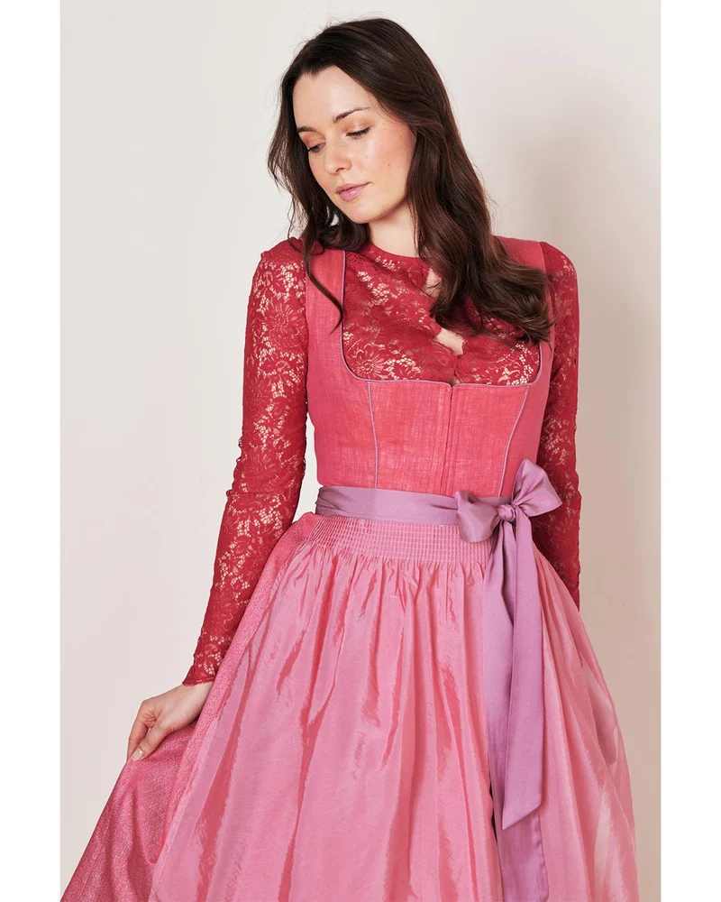 Krüger Collection Dirndl "Linette" 115667 | Rot 60cm
