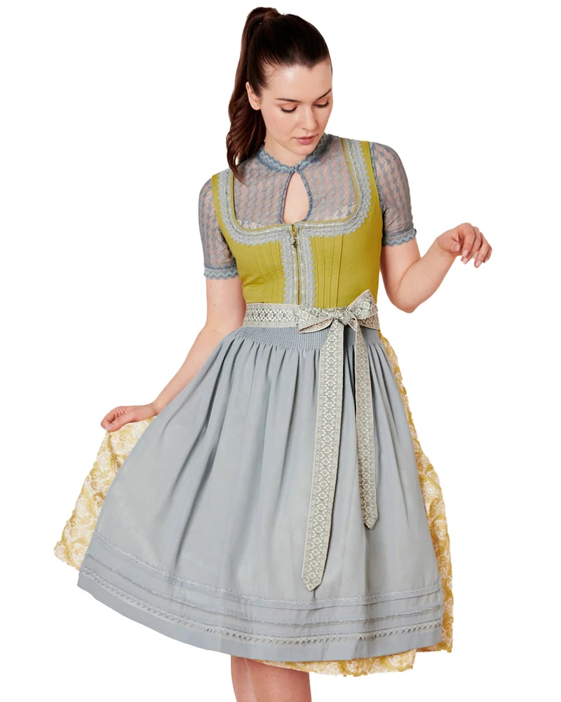Krüger Collection Dirndl "Josefine" 116867 | Gelb 70cm