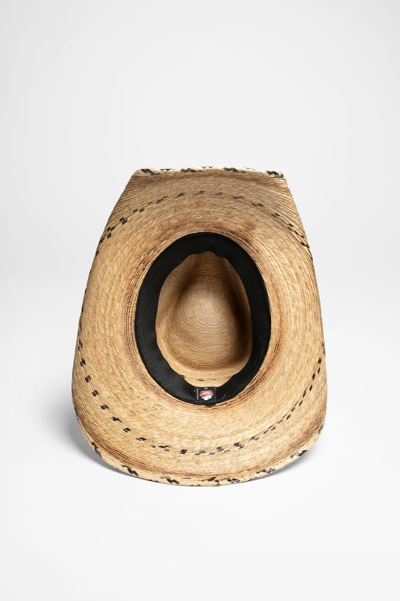 HOOEY Unisex Cowboyhut Grün Weiß