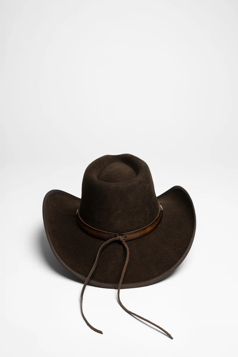 OUTLAW Unisex Cowboyhut Braun