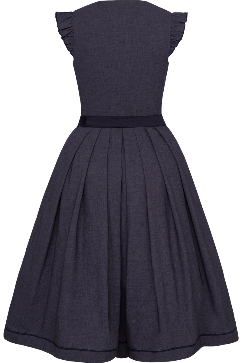 Midi-Dirndl mit Flügelärmel und Stretch
