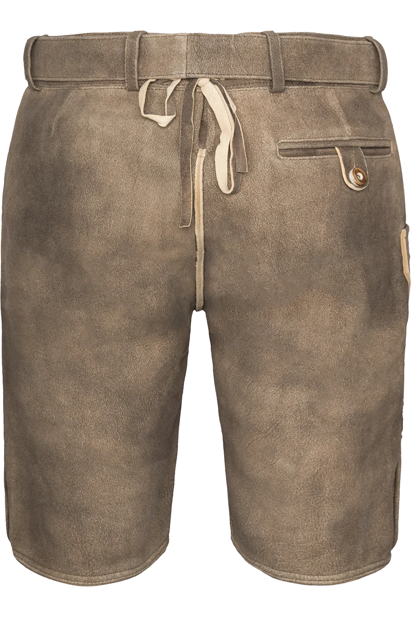 Herren Lederhose kurz aus Hirschleder