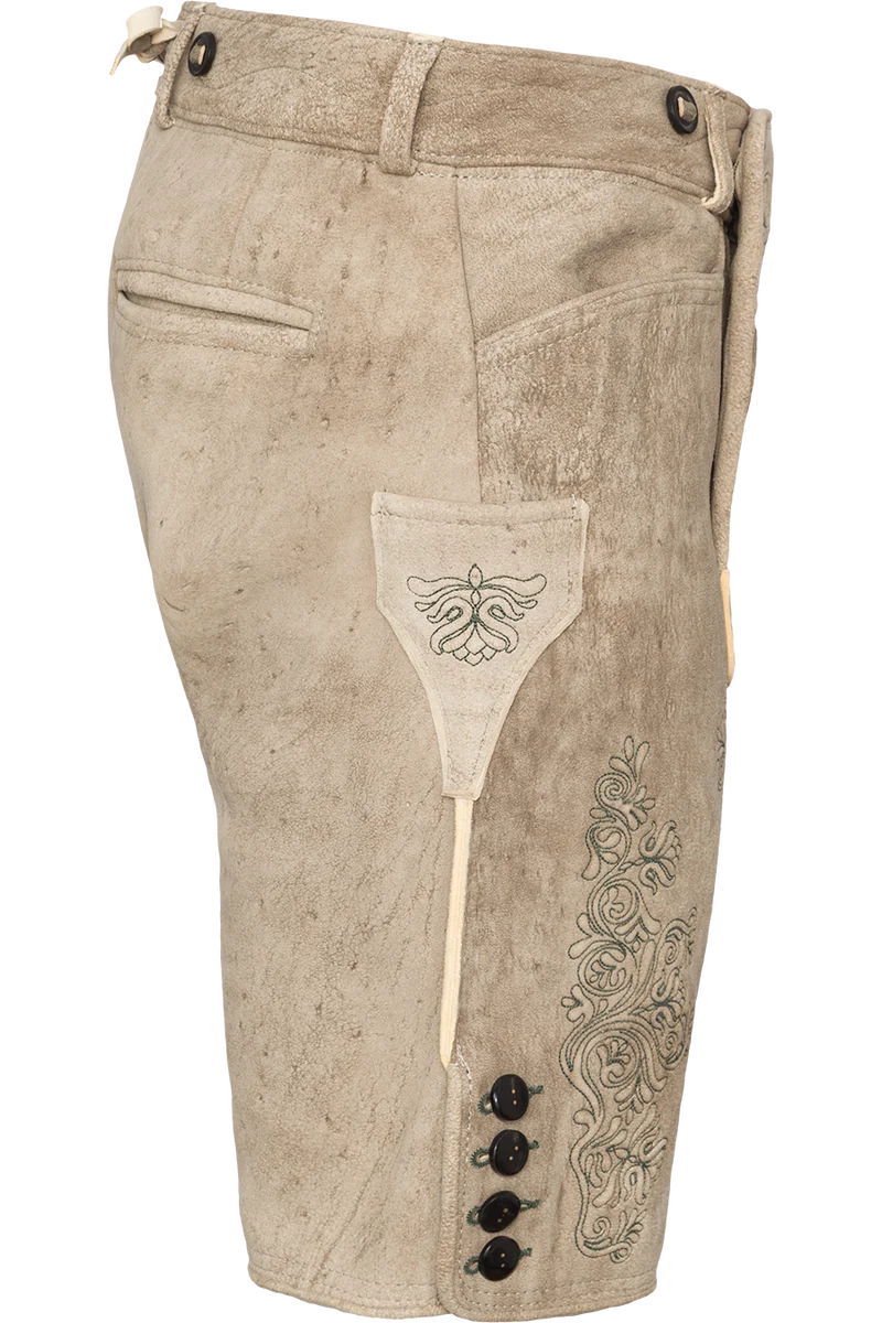 Herren Lederhose kurz aus Hirschleder