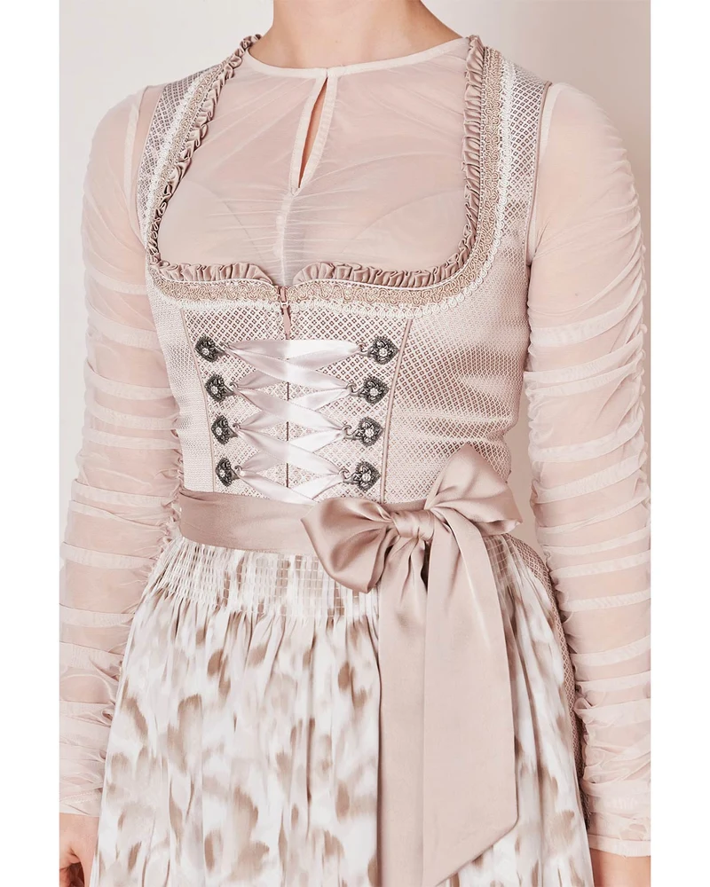 Krüger MADL Dirndl "Nemi" 416367 | Natur 50cm