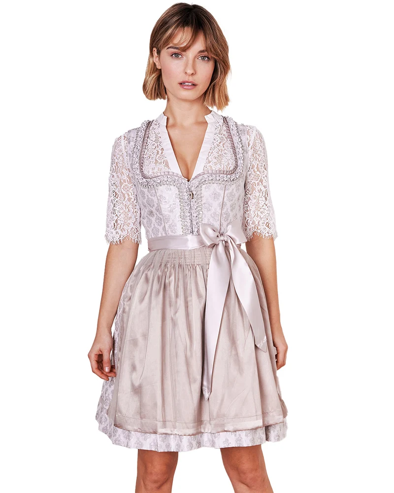 Krüger MADL Dirndl "Aleya" 414466 | Nude Flieder 50cm