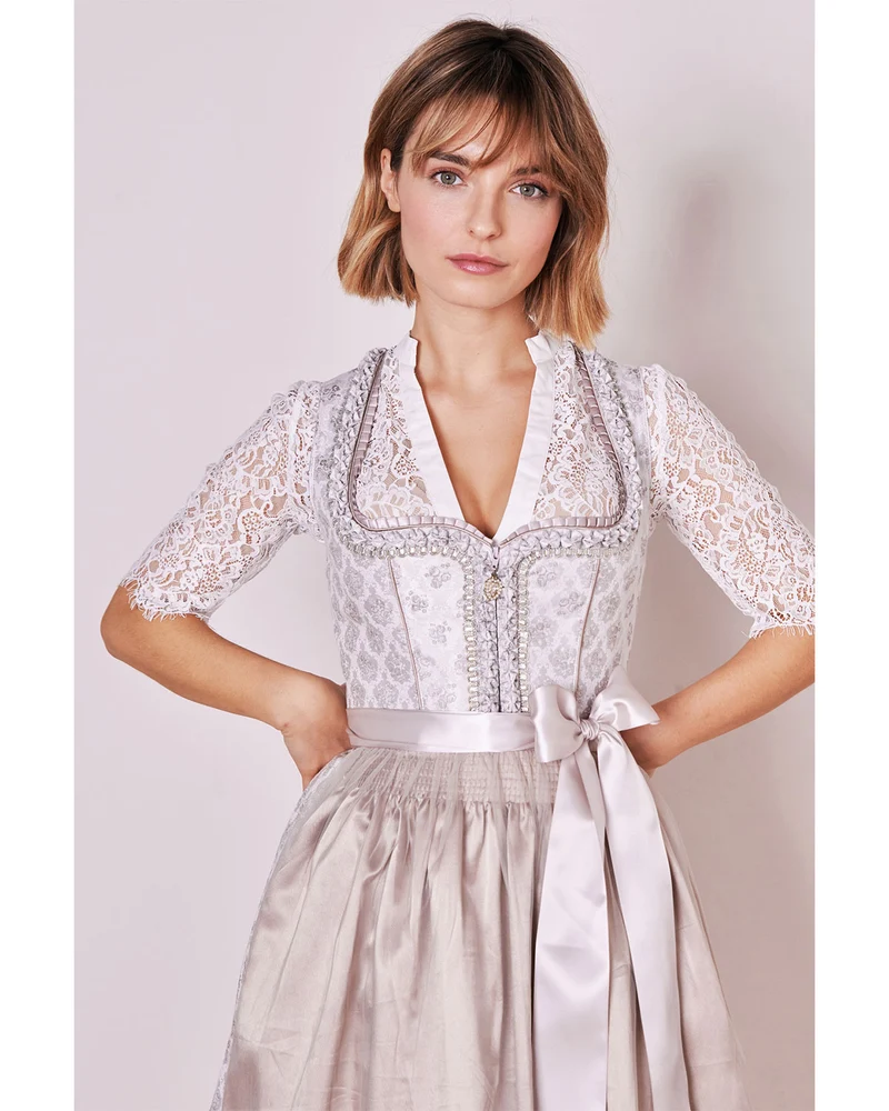 Krüger MADL Dirndl "Aleya" 414466 | Nude Flieder 50cm