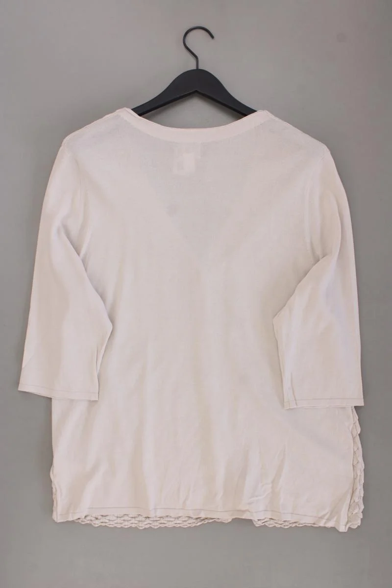FAIR LADY Strickjacke Gr. 50 neu mit Etikett 3/4 Ärmel creme aus Viskose
