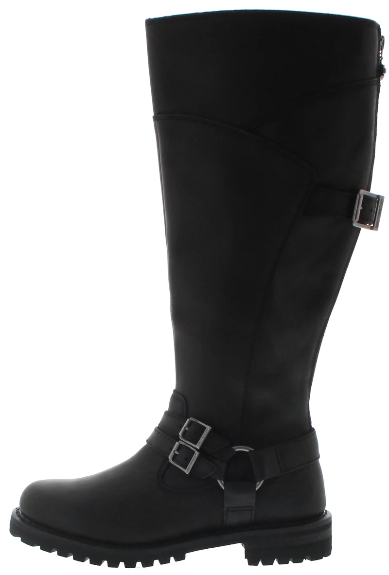 D84325 LOMITA Schwarz Damen Engineerstiefel
