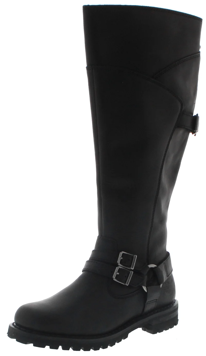 D84325 LOMITA Schwarz Damen Engineerstiefel
