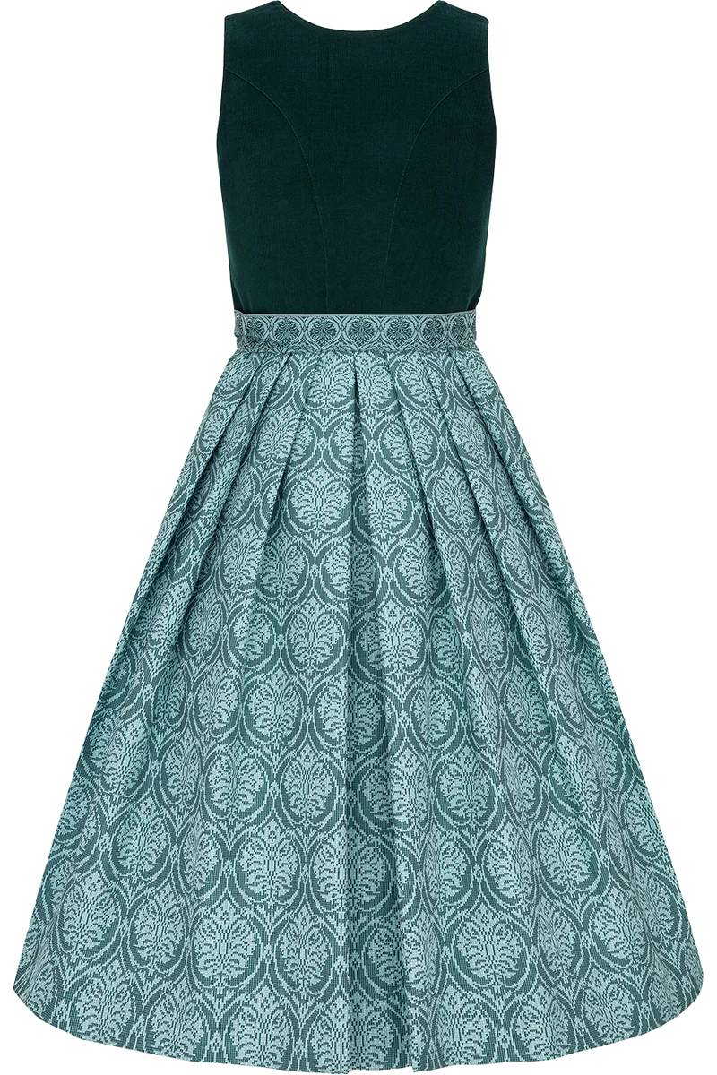 Midi-Corddirndl mit Herzausschnitt