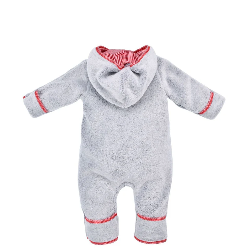 BONDI Baby Puscheloverall "Teddy" 93766 | Grey Melange Grau