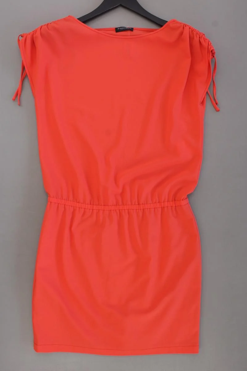 Blacky Dress Chiffonkleid Gr. 36 neuwertig Kurzarm orange aus Polyester