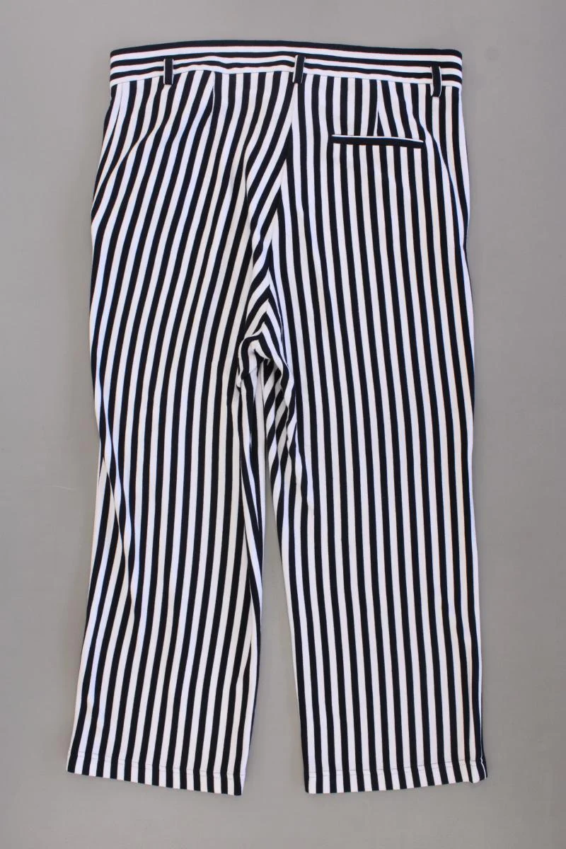 Le Comte 7/8 Hose Gr. 40 gestreift schwarz aus Viskose