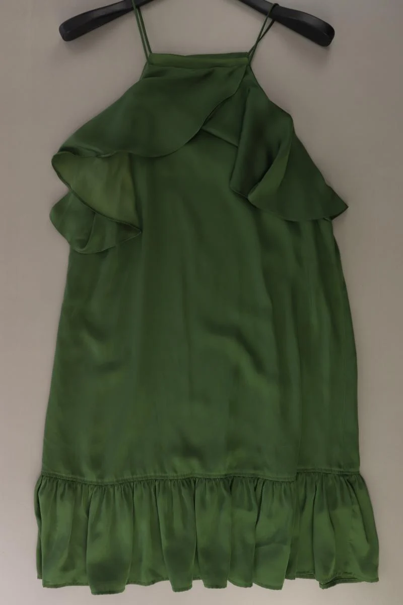Hallhuber Trägerkleid Gr. 40 neuwertig grün aus Polyester