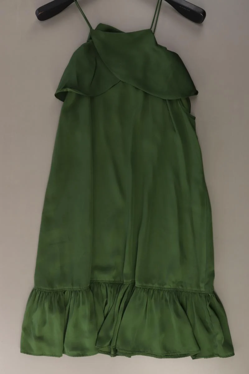 Hallhuber Trägerkleid Gr. 40 neuwertig grün aus Polyester