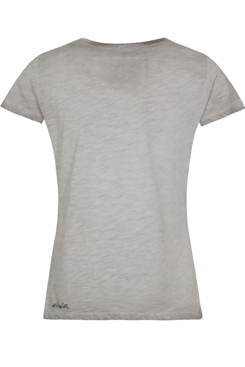 Damen T-Shirt mit Hirschdruck 'bin a Woid Madl'