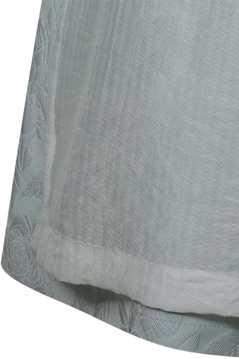 Dirndl lang mit eingewebtem Blumenmuster