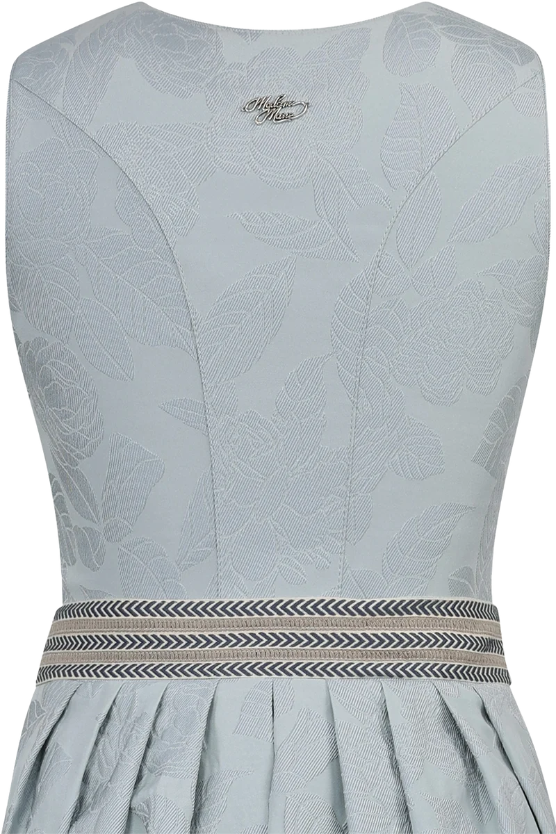 Dirndl lang mit eingewebtem Blumenmuster