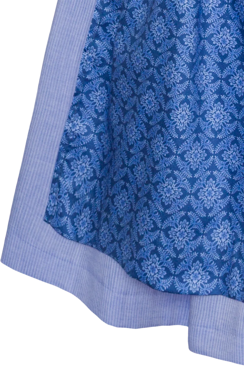 Langes Baumwolldirndl gestreift