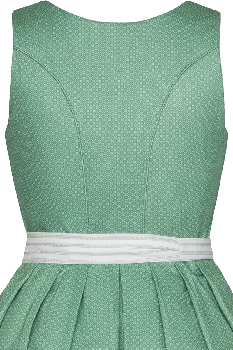 Langes Baumwolldirndl mit floralem Druck