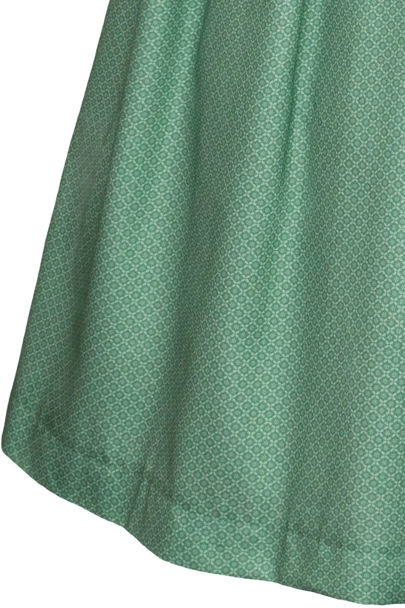 Langes Baumwolldirndl mit floralem Druck