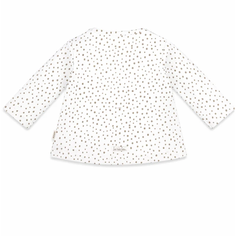 BONDI Baby Mädchen Langarmshirt "Gänschen" 93957 | dots allover