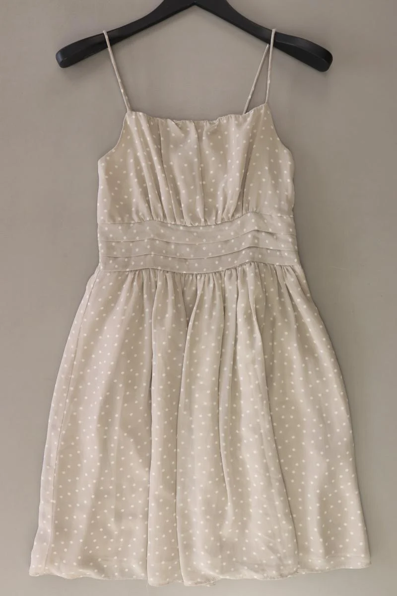 mint & berry Chiffonkleid Gr. S gepunktet Träger grau aus Polyester