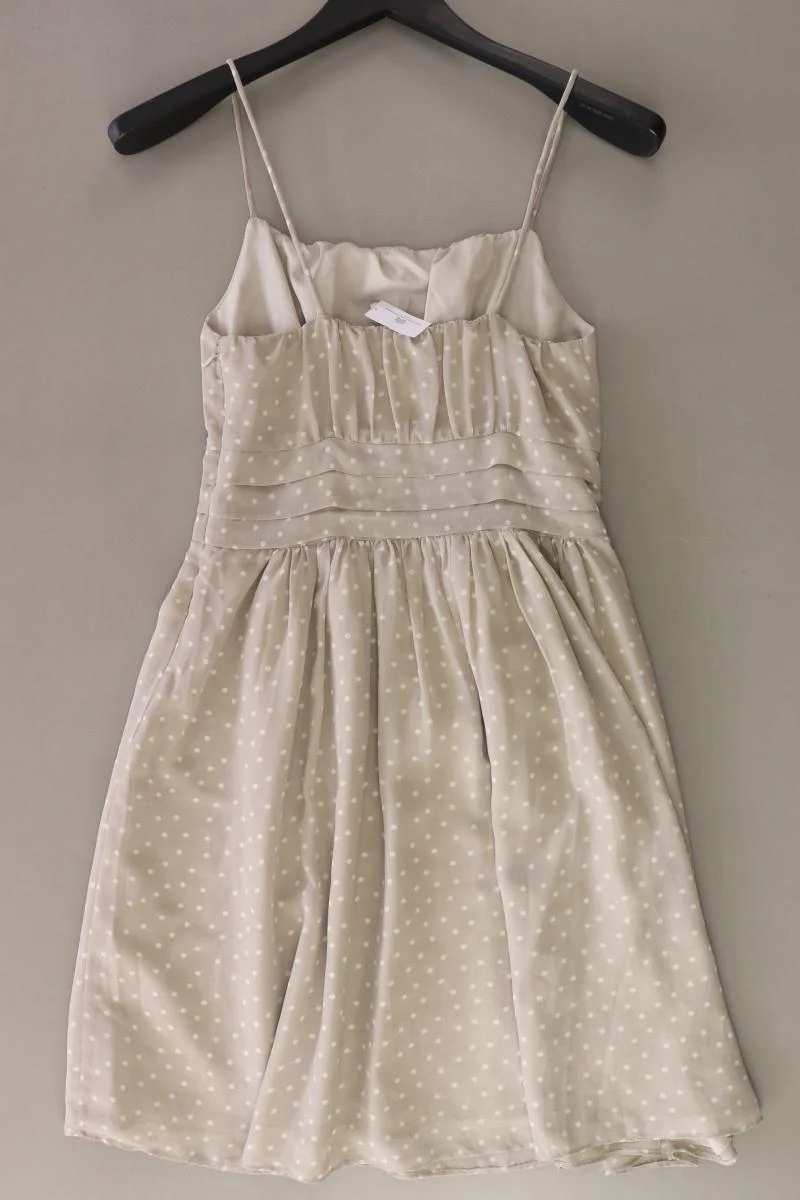 mint & berry Chiffonkleid Gr. S gepunktet Träger grau aus Polyester