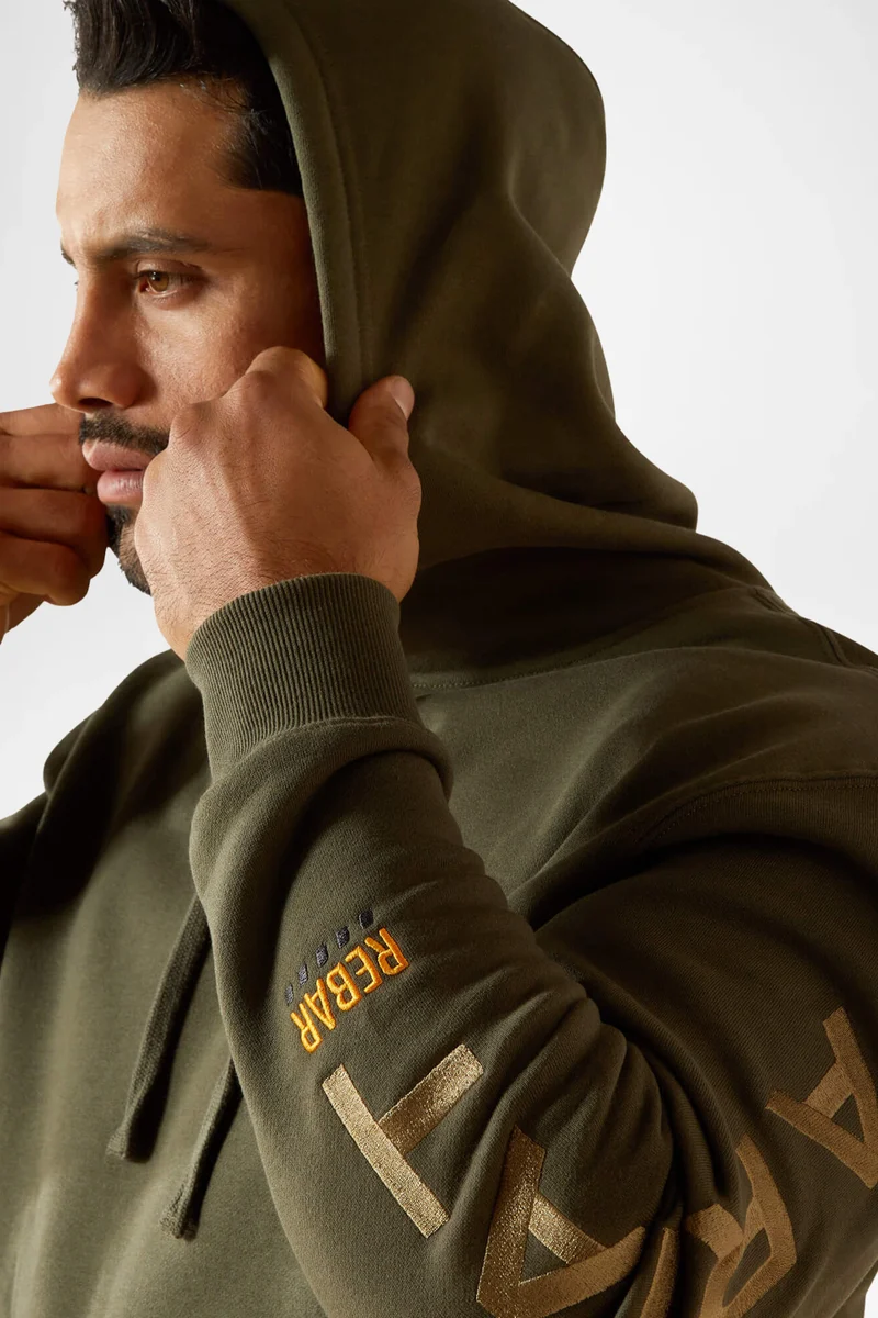REBAR GRAPHIC HOODIE - Grün