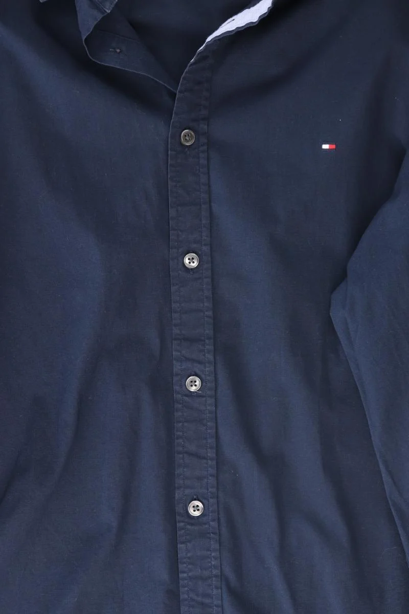 Tommy Hilfiger Langarmhemd für Herren Gr. XL blau