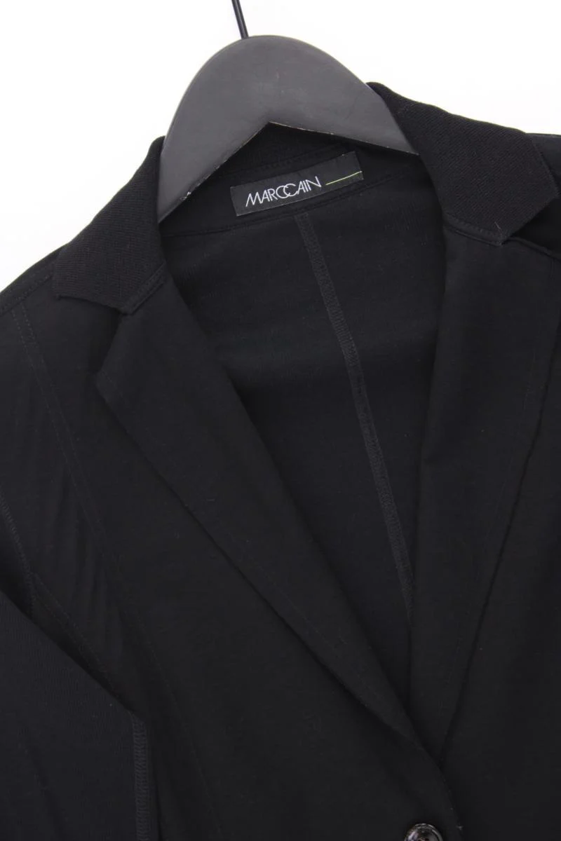 Marc Cain Jerseyblazer Gr. 38 schwarz
