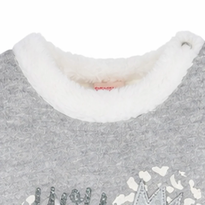 BONDI Baby Mädchen Sweatshirt "You are a Wonder" 86630 | Grey Melange