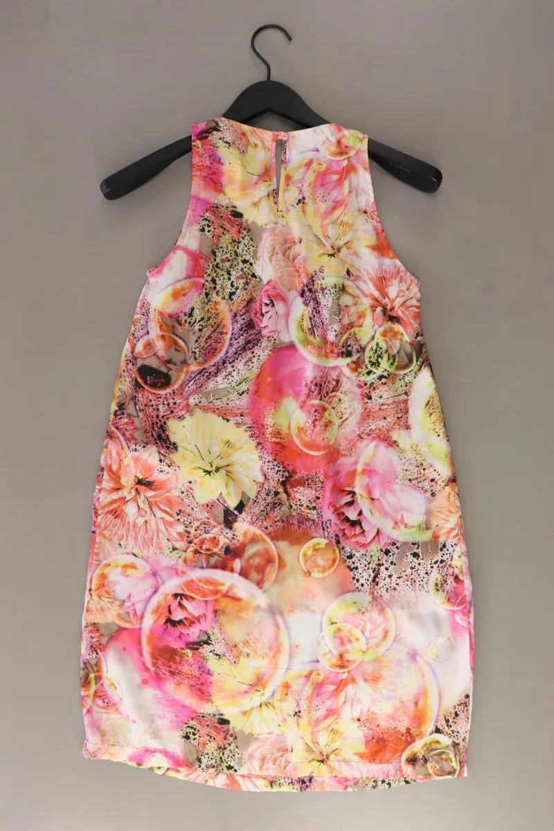 Montego Midikleid Gr. 36 mit Blumenmuster Ärmellos mehrfarbig aus Polyester