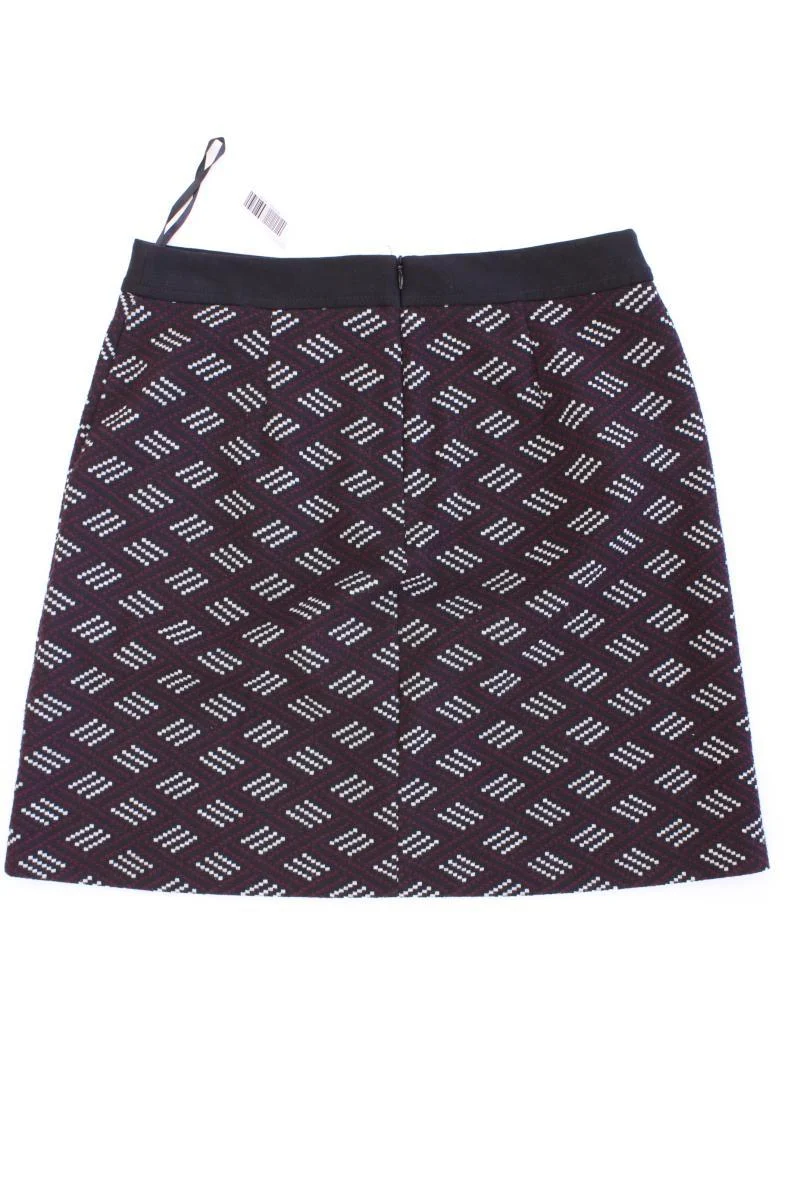 DUNNES Rock Gr. 38 geometrisches Muster schwarz aus Polyester