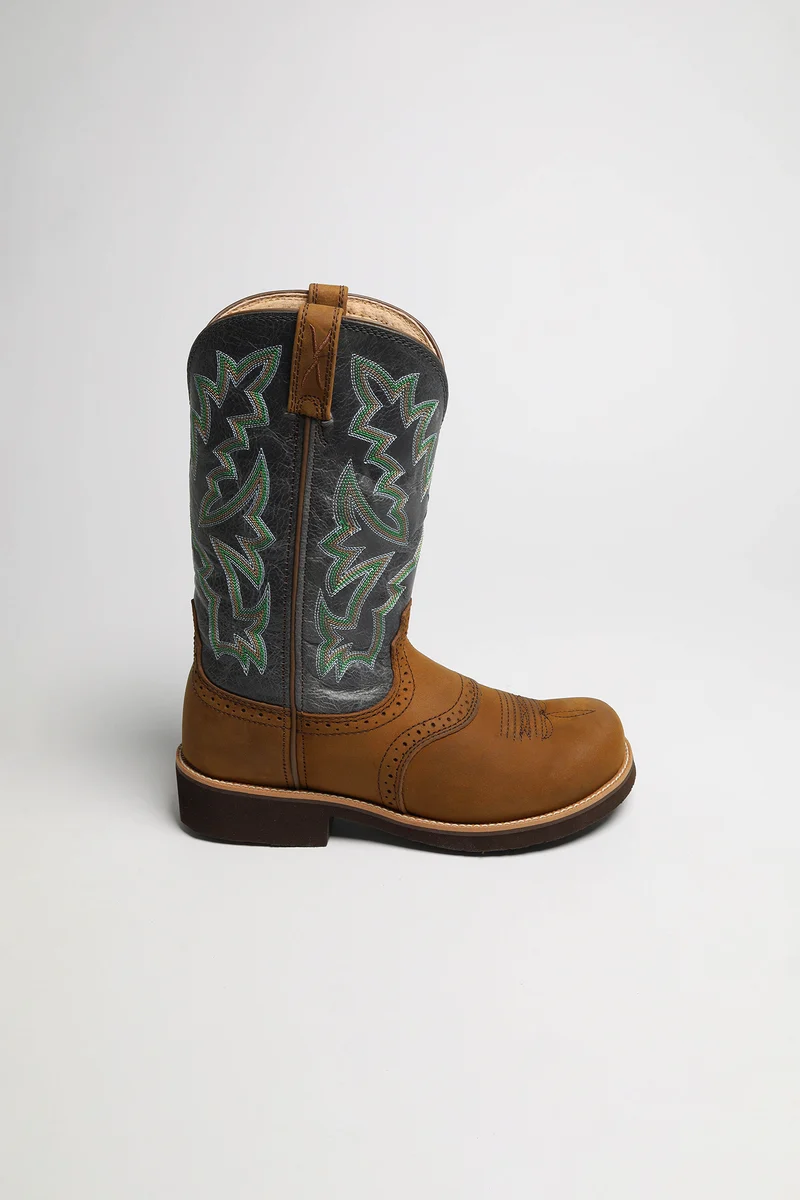 1717 BARN BURNER Damen Braun Westernreitstiefel